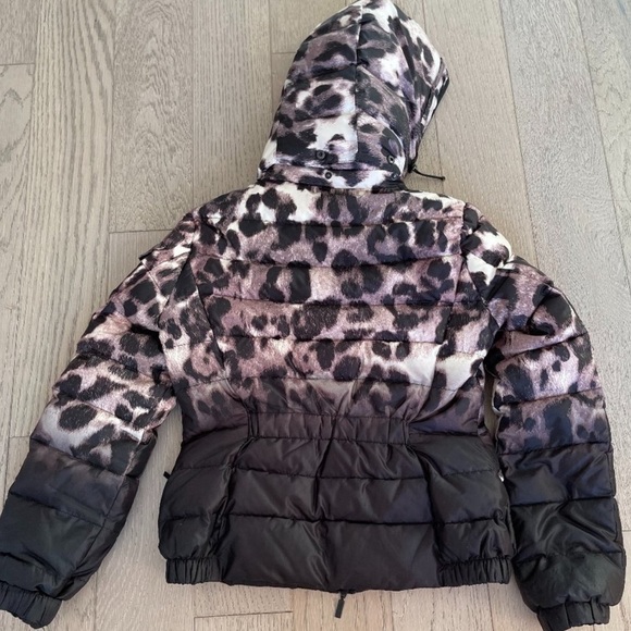 Moncler saby coat down Leopard Hood With Logo - Picture 5 of 9